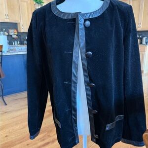 STYLEWE Black Velvet Women's Blazer